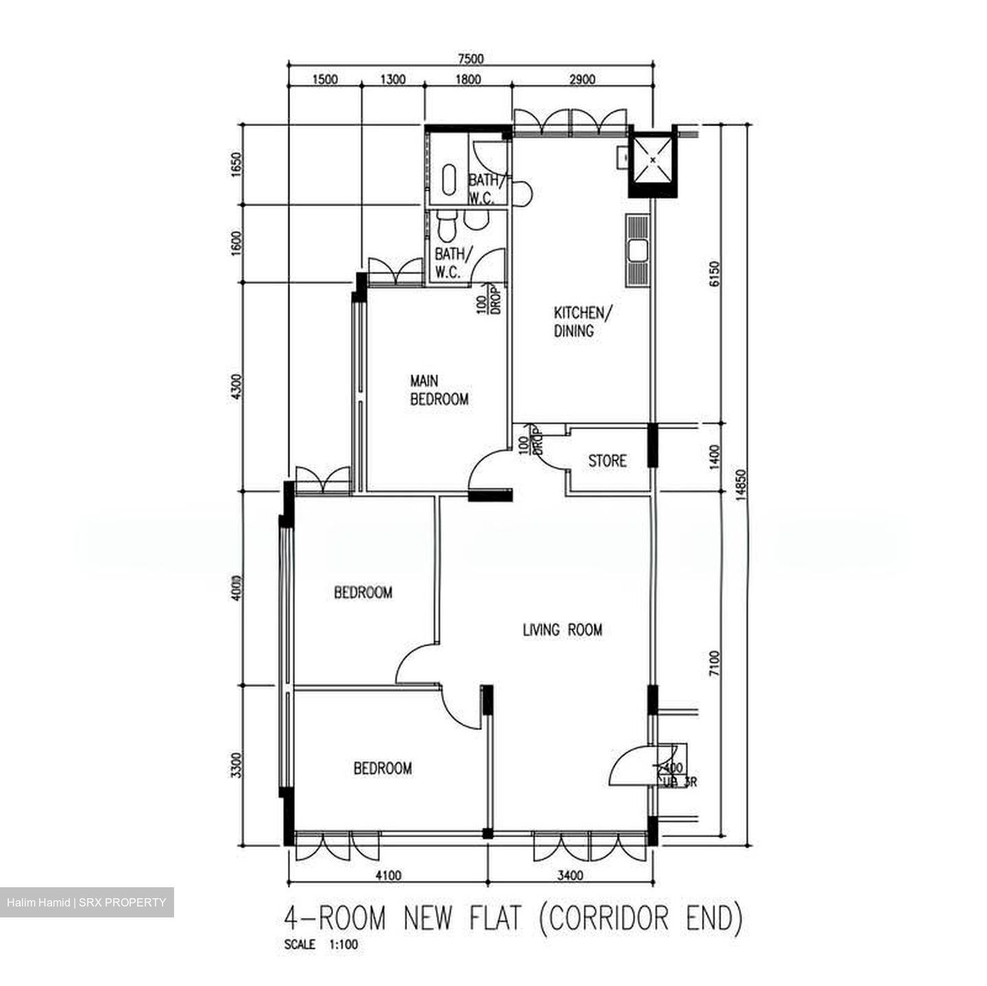 Blk 803 Tampines Avenue 4 (Tampines), HDB 4 Rooms #557838561